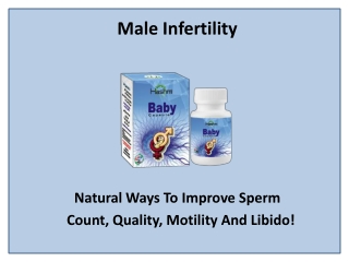 Promote Male Reproductive Health for Fertility