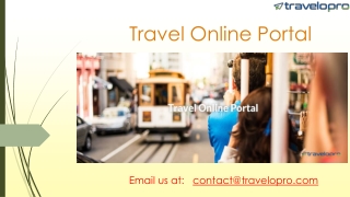 Travel Online Portal