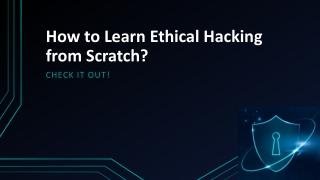 How to Learn Ethical Hacking from Scratch?