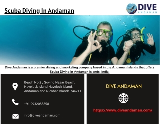 Top Scuba Diving In Andaman