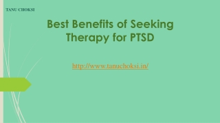 Best Benefits of Seeking Therapy for PTSD