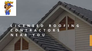 Licensed roofing contractors near you