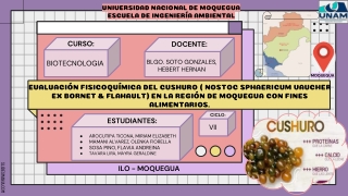 Evaluación fisicoquímica del Cushuro