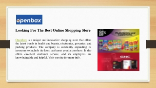 Looking For The Best Online Shopping Store