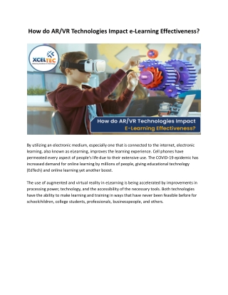 How do AR_VR Technologies Impact e-Learning Effectiveness_