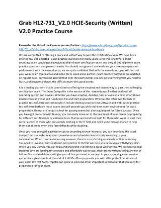 H12-731_V2.0 HCIE-Security (Written) V2.0