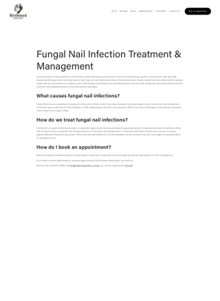 Fungal Nails in Blue Mountains: Causes, Symptoms, and Treatment
