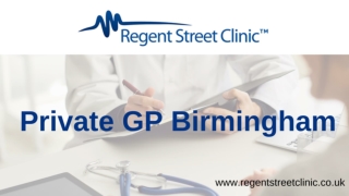 Private GP Birmingham