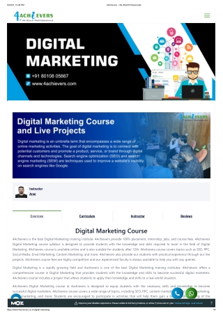 digital marketing Course