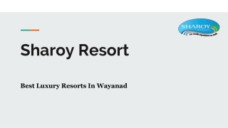 Resorts In Wayanad