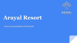 Resorts In Wayanad With Tariff