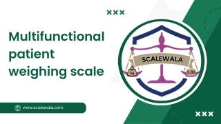 Multifunctional patient weighing scale