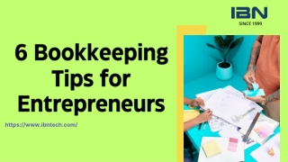 6 Bookkeeping Tips for Entrepreneurs