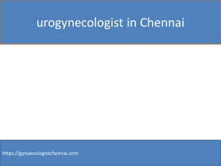 Famous Gynecologist In Chennai