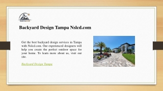 Backyard Design Tampa Nslcd.com