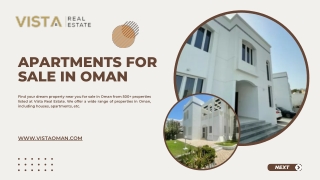 Apartments for Sale in Oman