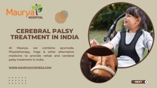 Cerebral Palsy Treatment in India