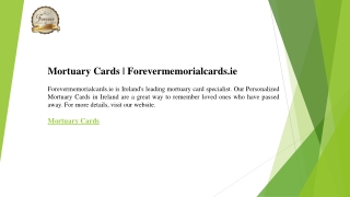 Mortuary Cards  Forevermemorialcards.ie