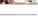 A Perfect Wedding Jewelry Set Can Be A Source Of Joy For The
