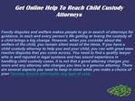 Get Online Help To Reach Child Custody Attorneys