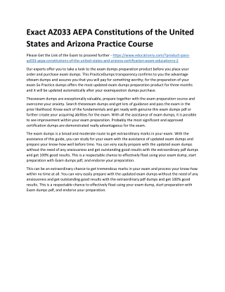 AZ033 AEPA Constitutions of the United States and Arizona