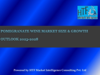 Pomegranate Wine Market Size & Growth Outlook 2023-2028