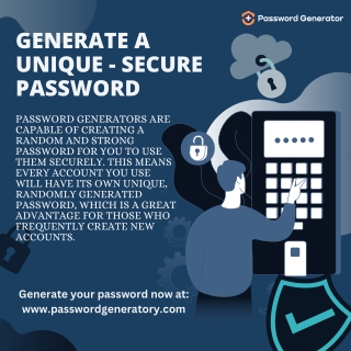 Generate a Unique - Secure password