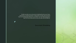 Document Shredding