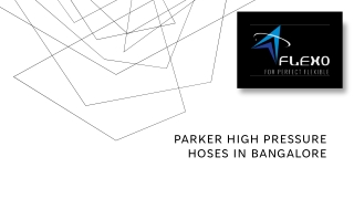 PARKER HIGH PRESSURE HOSES IN BANGALORE_