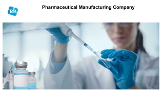 Pharmaceutical Manufacturing Company