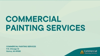 About Commercial Painting Services