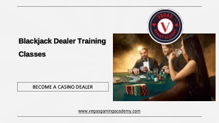 Blackjack Dealer Training Classes - Vegas Gaming Academy