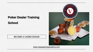 Poker Dealer Training School - Vegas Gaming Academy