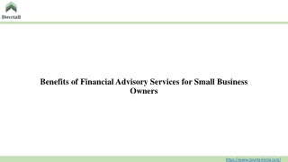 Benefits of Financial Advisory Services for Small Business Owners