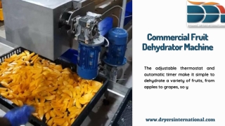 Commercial Fruit Dehydrator Machine