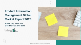 Product Information Management Market 2023-2032: Outlook, Growth, And Demand