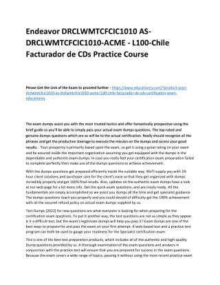 DRCLWMTCFCIC1010 AS-DRCLWMTCFCIC1010-ACME - L100-Chile Facturador de CDs