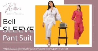 Elevate Your Style with a Bell Sleeve Pant Suit: Kaori by Shreya