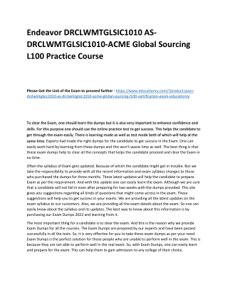 DRCLWMTGLSIC1010 AS-DRCLWMTGLSIC1010-ACME Global Sourcing L100