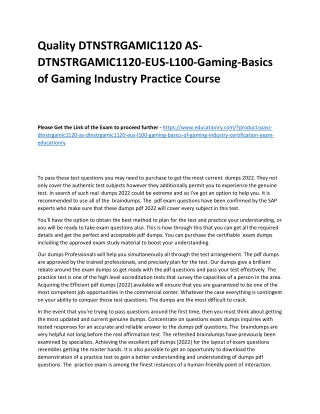 DTNSTRGAMIC1120 AS-DTNSTRGAMIC1120-EUS-L100-Gaming-Basics of Gaming Industry