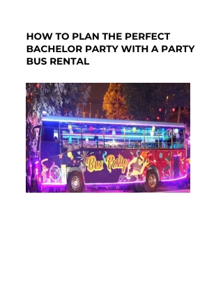 HOW TO PLAN THE PERFECT BACHELOR PARTY WITH A PARTY BUS RENTAL (2)