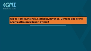 Wipes Market Revenue and Key Drivers Analysis Research Report by 2032