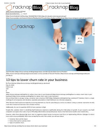 13 Effective Strategies to Reduce Churn Rate in your business