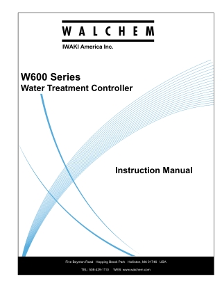 W600 Series Controller Manual