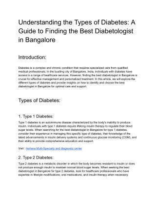 Understanding the Types of Diabetes_ A Guide to Finding the Best Diabetologist in Bangalore (1)