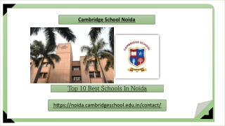 Top 10 Best Schools In Noida