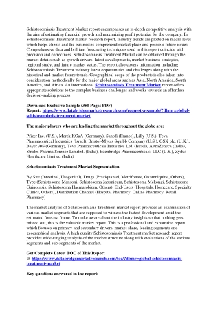 Schistosomiasis Treatment Market