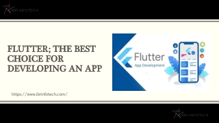 Flutter; the best choice for developing an app