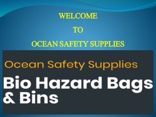 Buy Yellow Biohazard Bag Waste Disposal | Ocean Safety Supplies