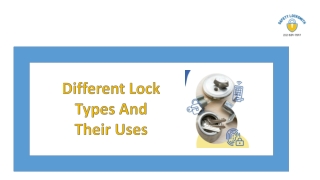 Different Lock Types And Their Uses